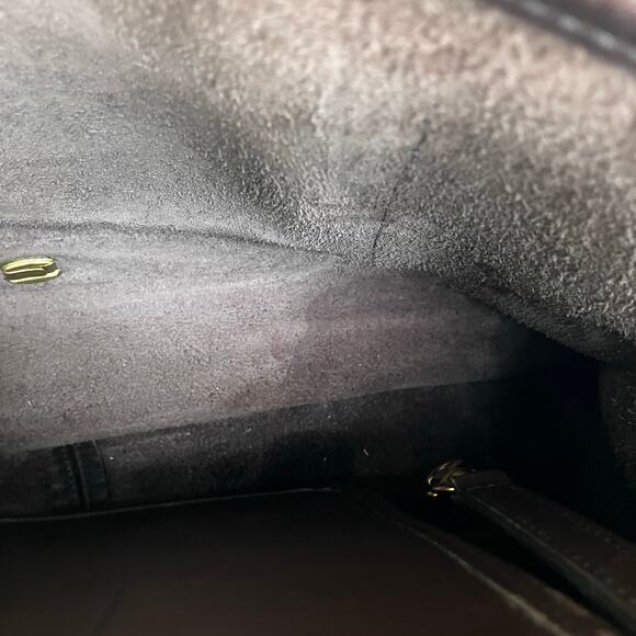 VTG Coach Leather Dowel Briefcase 5292 Messenger Bag Brown Crossbody Turnlock - Picture 16 of 16